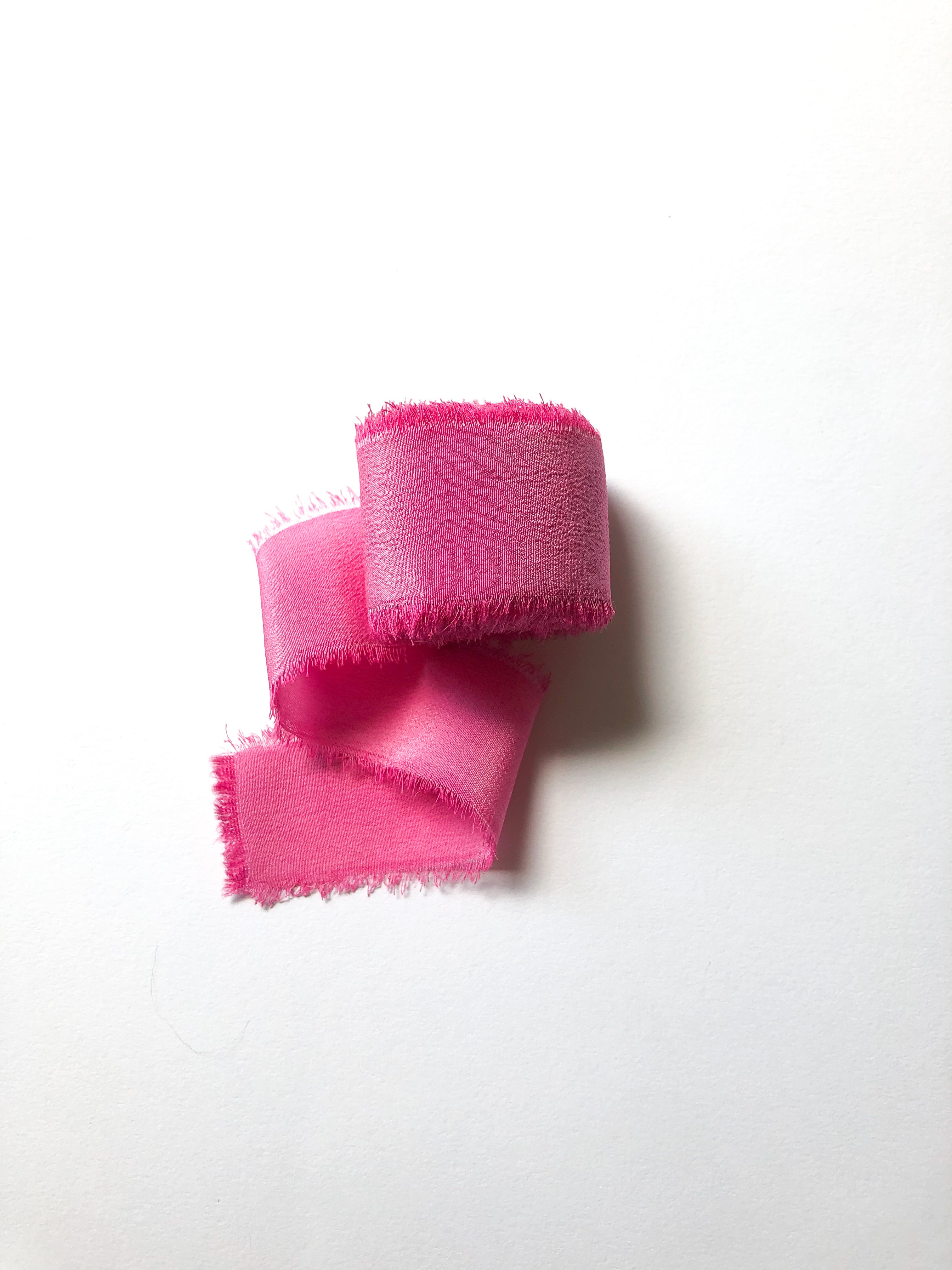 Silk Ribbon in Parisian Pink – Storybook Silk